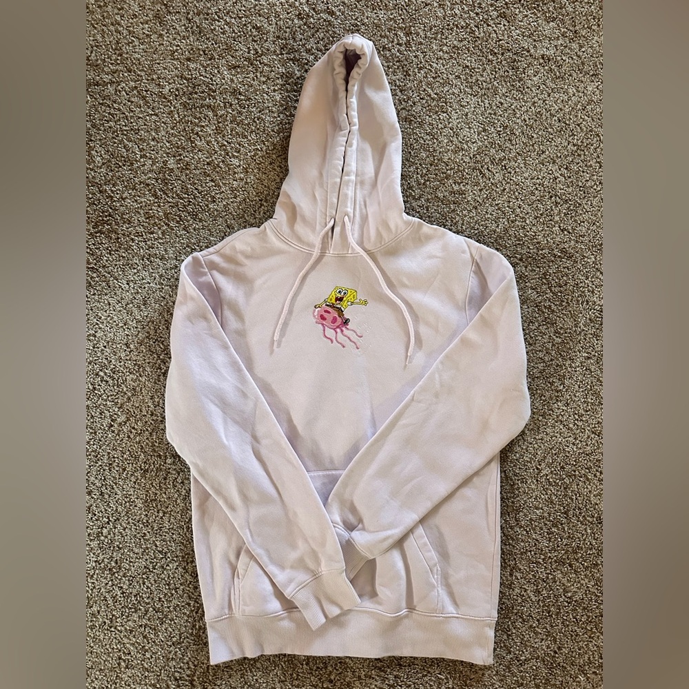 Pink Hoodie with Graphic Design
